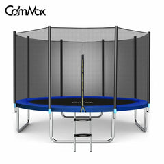 14FT Round Trampoline for Kids Max Loading Capacity of 400lbs with Safety Enclosure