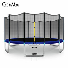 16FT Round Trampoline for Kids Max Loading Capacity of 400lbs with Safety Enclosure